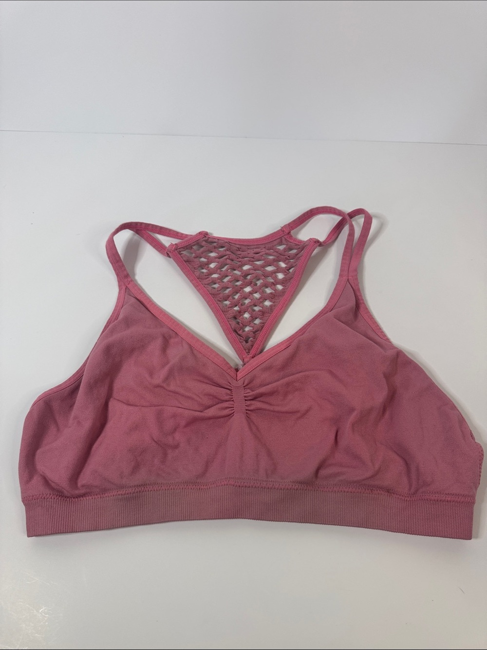 Victoria's Secret Pink Mesh-Back Bralette Large